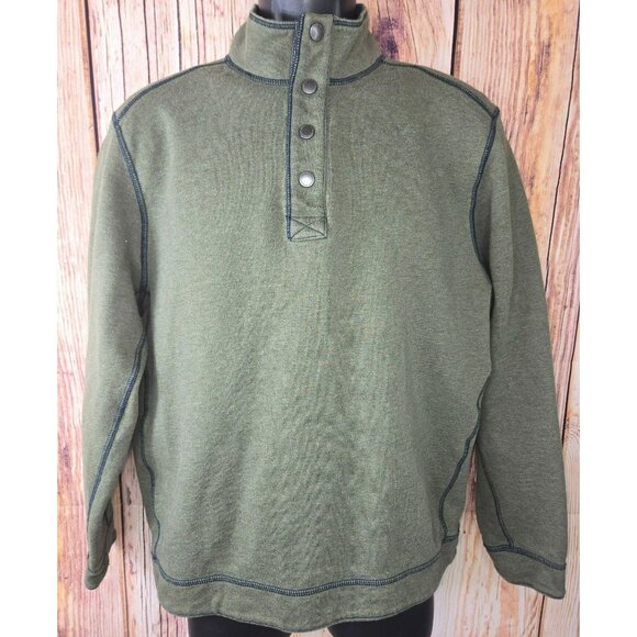 Tommy Bahama Mens Olive Green Cotton Pullover Sweater XL - Picture 1 of 7